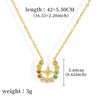 Wholesale Jewelry Sweet Pentagram 304 Stainless Steel cable chain Pendant Necklace