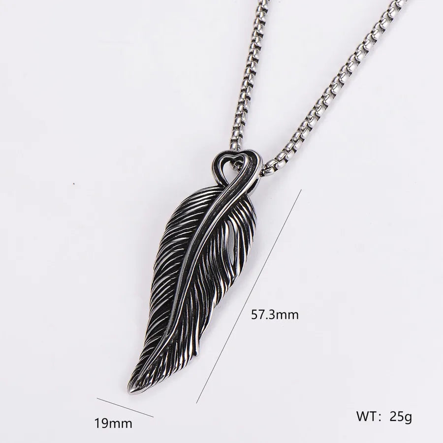 Wholesale Jewelry Retro Punk U Shape Round 304 Stainless Steel Pendant Necklace box chain