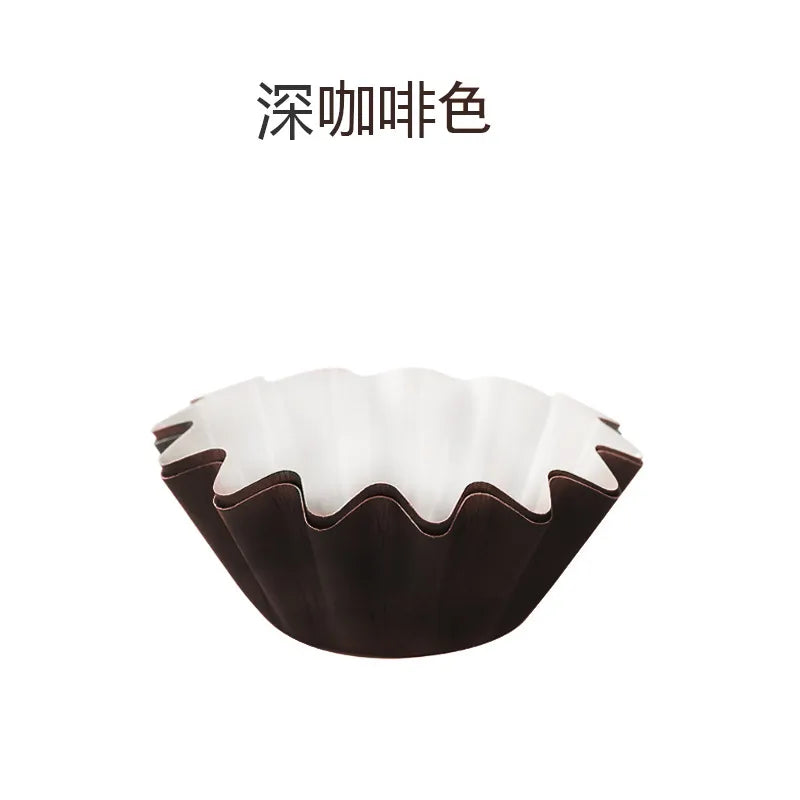 simple style solid color paper cake cups
