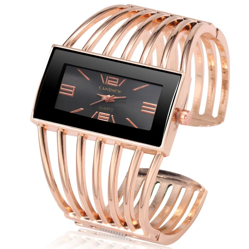 elegant lady geometric quartz women's watches