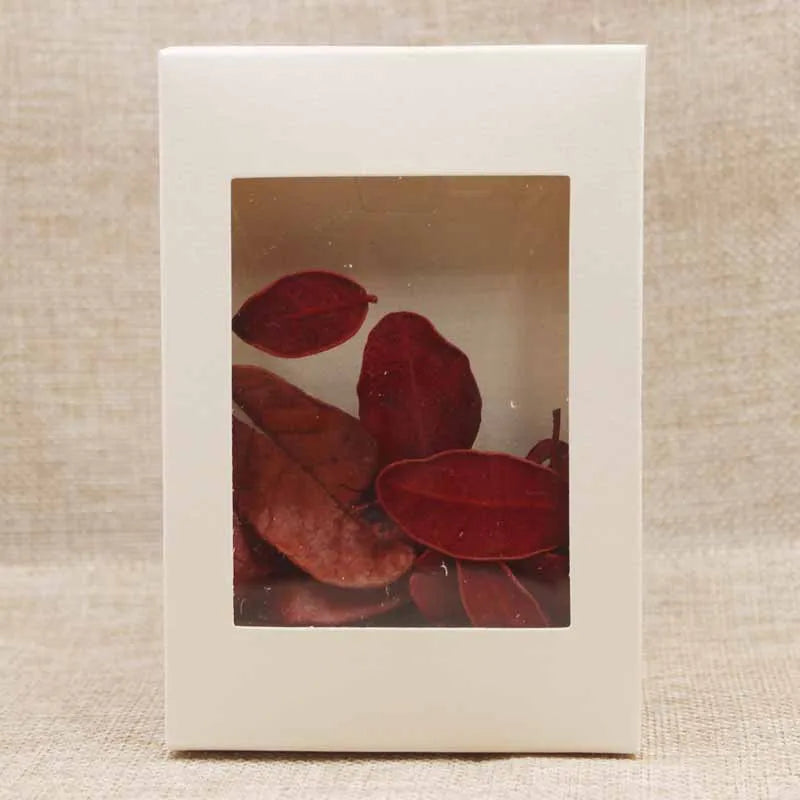 Spot gift box Kraft paper Universal packaging paper box PVC window color paper box
