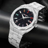 Retro Classic Style Solid Color Single Folding Buckle Quartz Watch Men's Watches