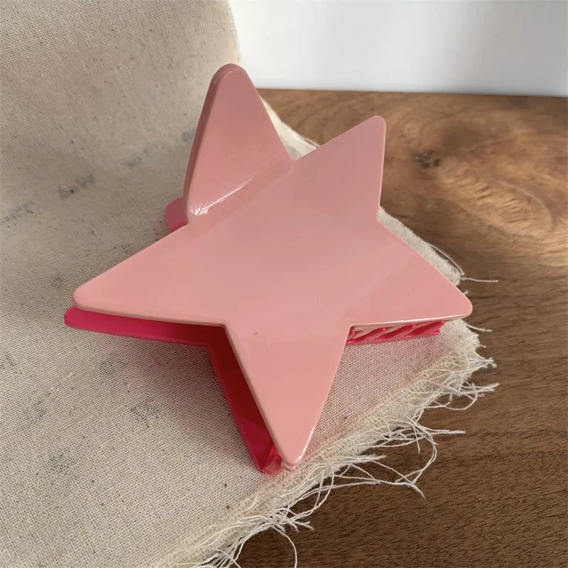 streetwear pentagram acetic acid sheets hair claws