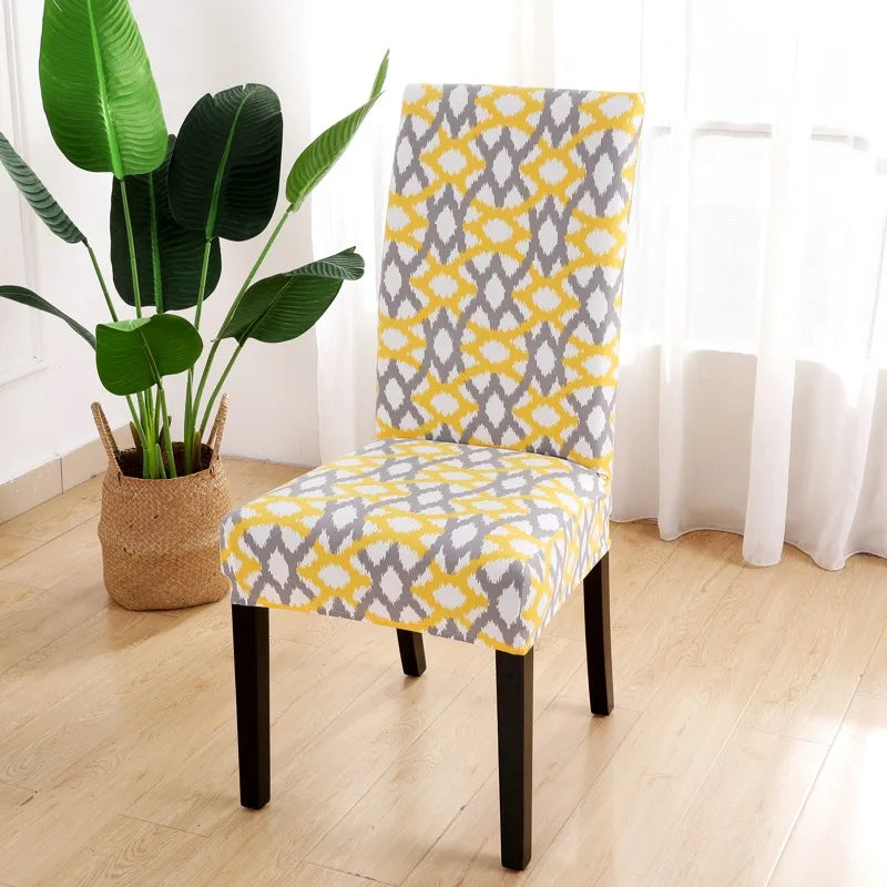 Chair Cover  Hotel Chair Cover Dining Chair Cover One-piece Elastic Chair Cover Office Computer Seat Cover