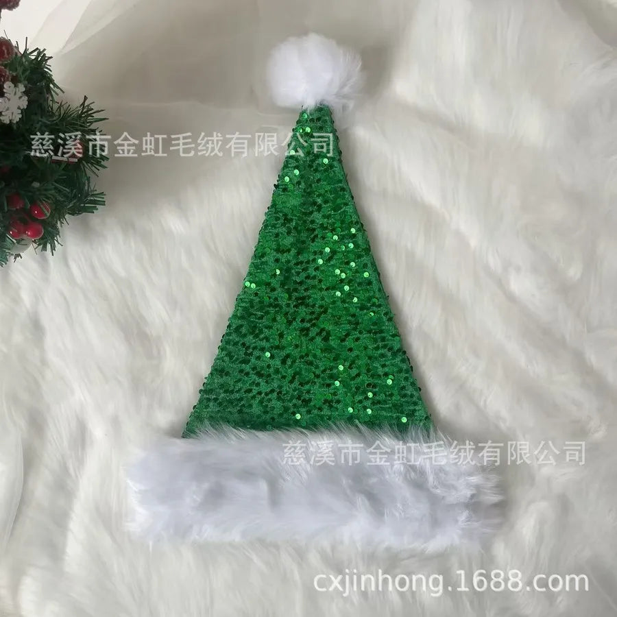 Christmas Basic Simple Style Color Block Nonwoven Party Festival christmas hat