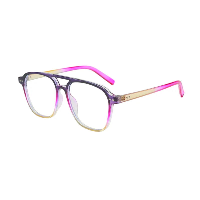 Casual Retro Streetwear Solid Color Pc Square Full Frame Men's Sunglasses