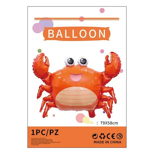 cartoon style cute animal mermaid aluminum film holiday party balloons
