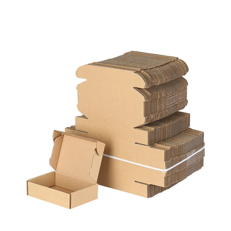simple solid color ultrahard small packaging express box