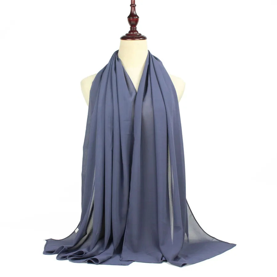 Unisex Basic Simple Style Solid Color Polyester Kerchief