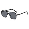 Personality Punk Street Geometric Ac Oval Frame Full Frame Women's Sunglasses