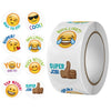 cute  Smile sticker children reward label sealing sticker