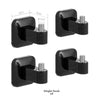 Punch-free Sticky Hook Kitchen Bathroom Office Wall Coat Headset Door Rear  Hot-selling Hook Set
