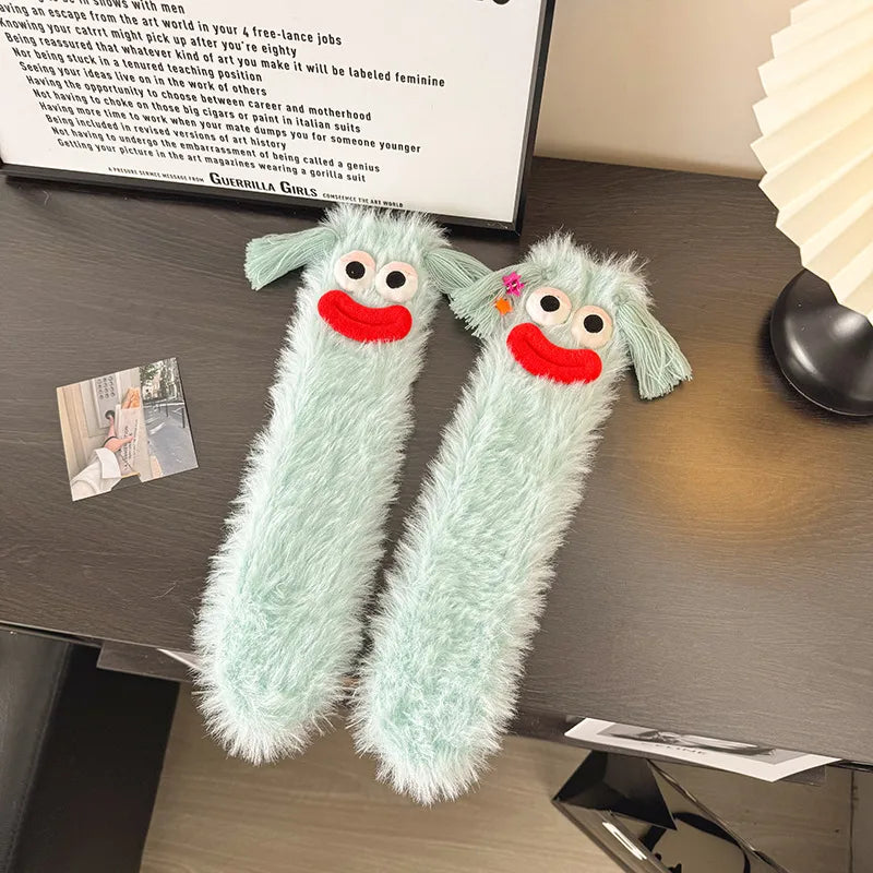 Sweet Women's Cartoon Nylon Ankle Socks A Pair