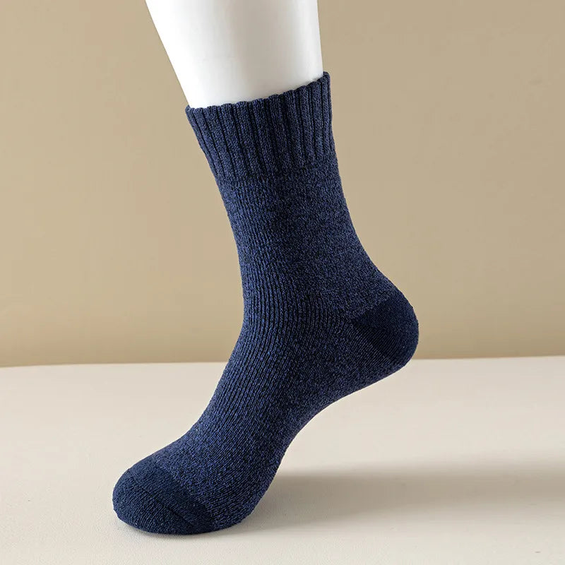 men's retro stripe solid color cotton ankle socks 1 set
