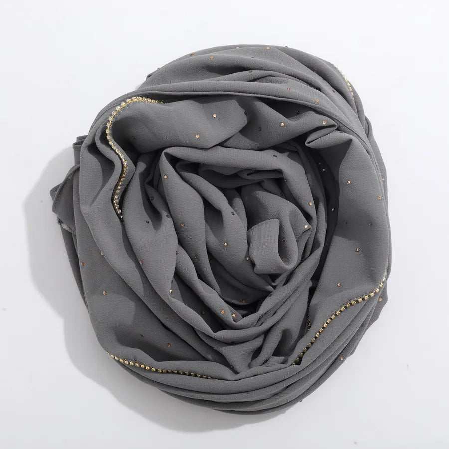 Women's Basic Solid Color Polyester Scarf