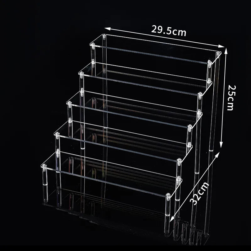 1 Piece Arylic Simple Style Transparent Jewelry Display
