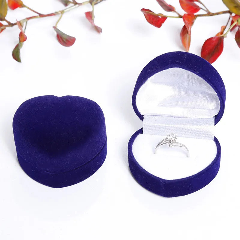 Simple Style Commute Heart Shape Plastic Valentine'S Day Jewelry Boxes