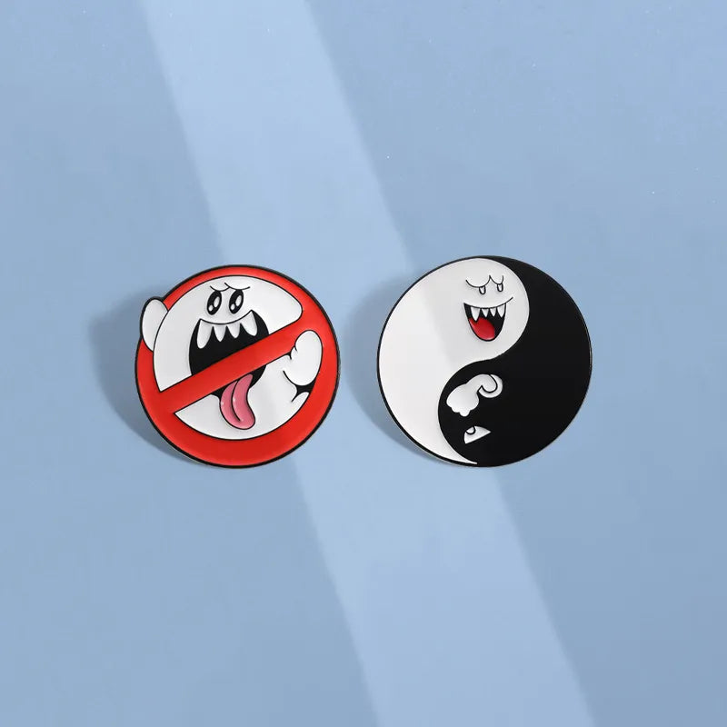 Cute IG Style Pin Cartoon Ghost Alloy Plating Unisex Brooches