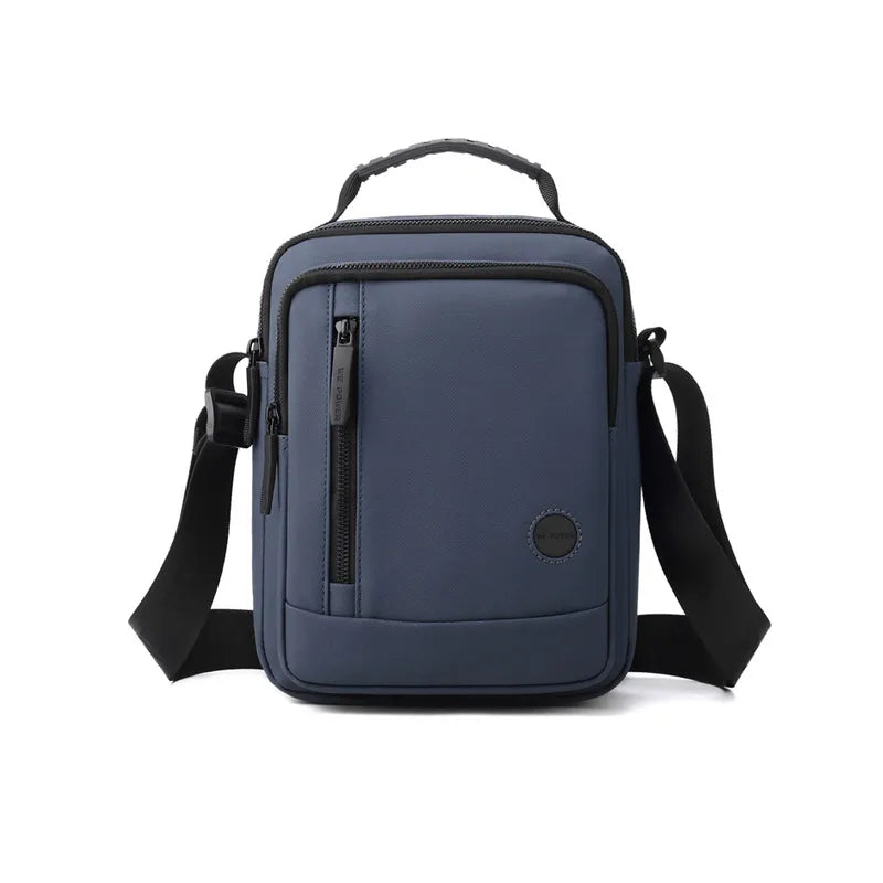 Basic Solid Color Zipper Functional Backpack
