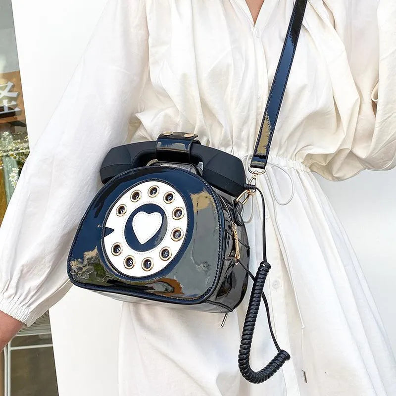 women's all seasons pu leather digital telephone fashion zipper handbag