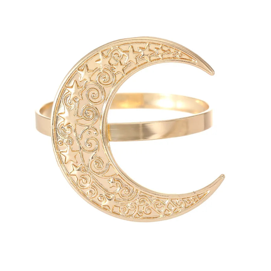 Casual Elegant Sun Moon Alloy Napkin ring 1 Piece