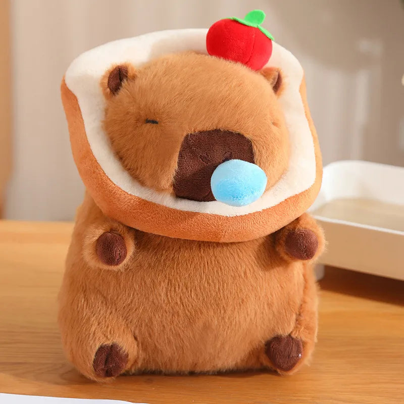 Trendy Capybara Plush Toy Cute Birthday Gift Children's Stuffed Animal Doll Transforming Plushie PP Cotton Material