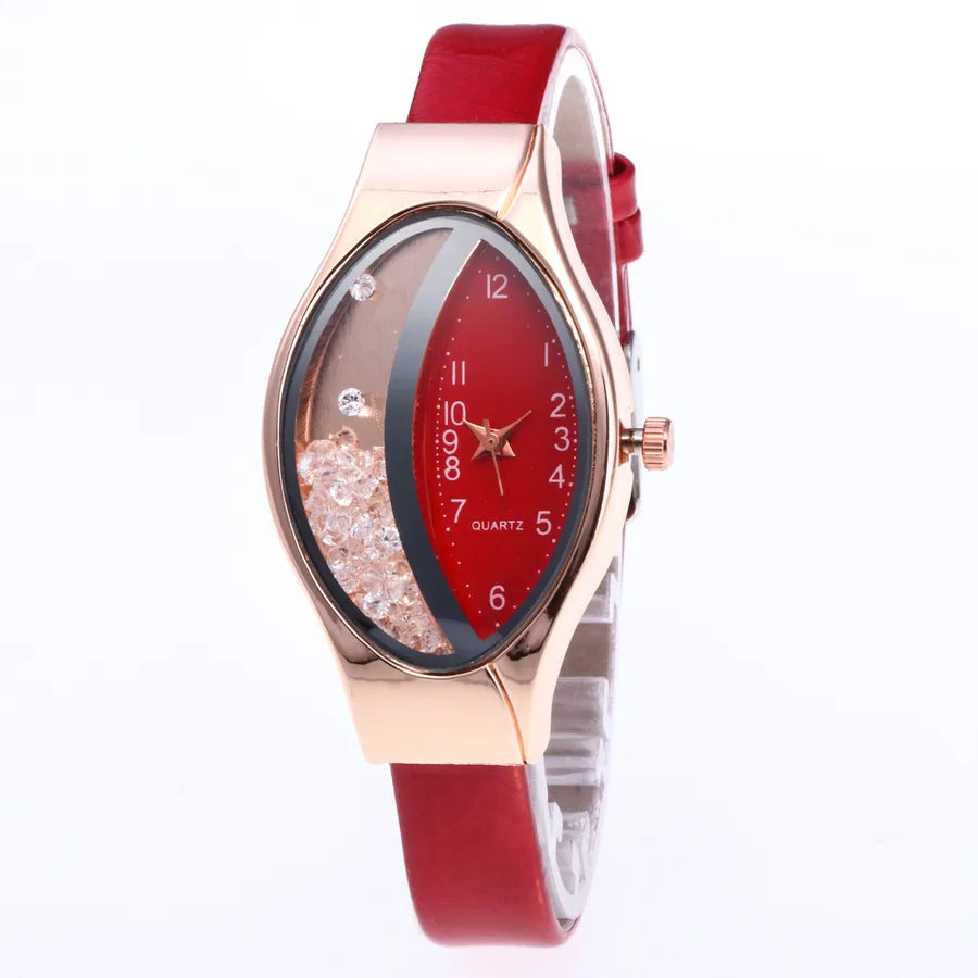 Casual Geometric Buckle Quartz Women's Watches