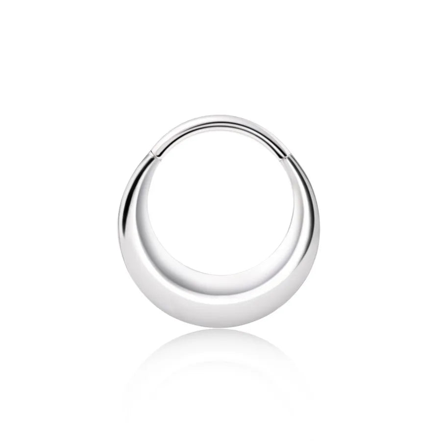 1 Piece Nose Rings & Studs Simple Style Solid Color 304 Stainless Steel