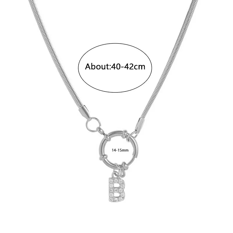 Wholesale Jewelry Vacation Classic Style Pentagram Heart Shape 302 Stainless Steel 18K Gold Plated snake chain Pendant Necklace