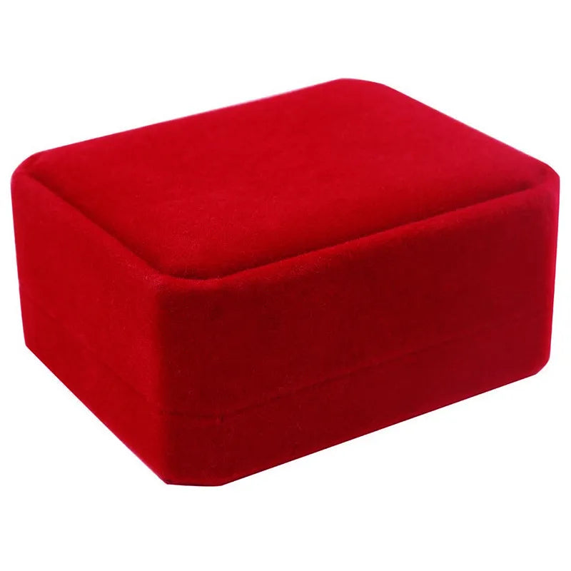 1 Piece Flannel Casual Daily Solid Color Jewelry Boxes