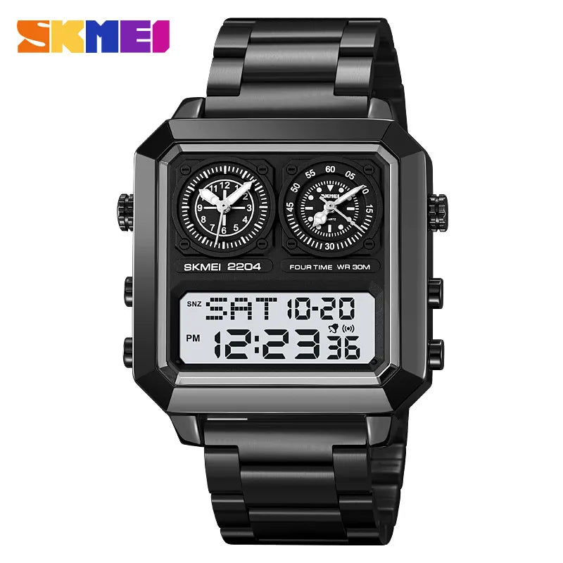 Vintage Style Classic Style Square Electronic Watch Men's Watches