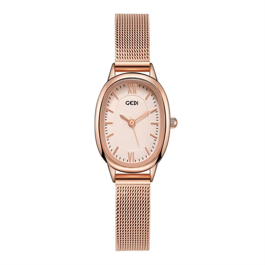 Casual Solid Color Single Folding Buckle Quartz Watch Women's Watches