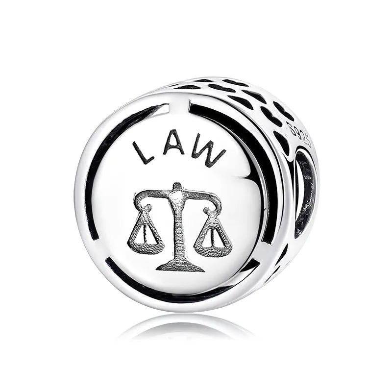 1 Piece 925 Sterling Silver Geometric Round Jewelry Accessories