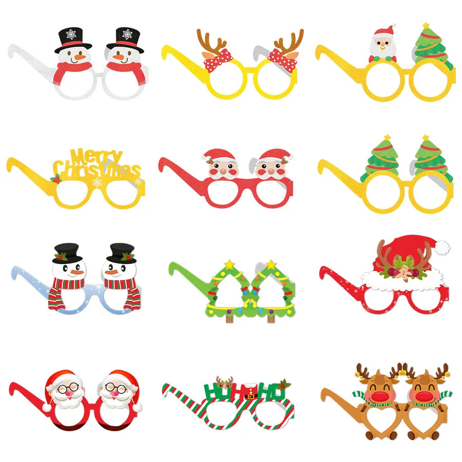 Christmas Casual Cute Christmas Tree Santa Claus Snowman Party