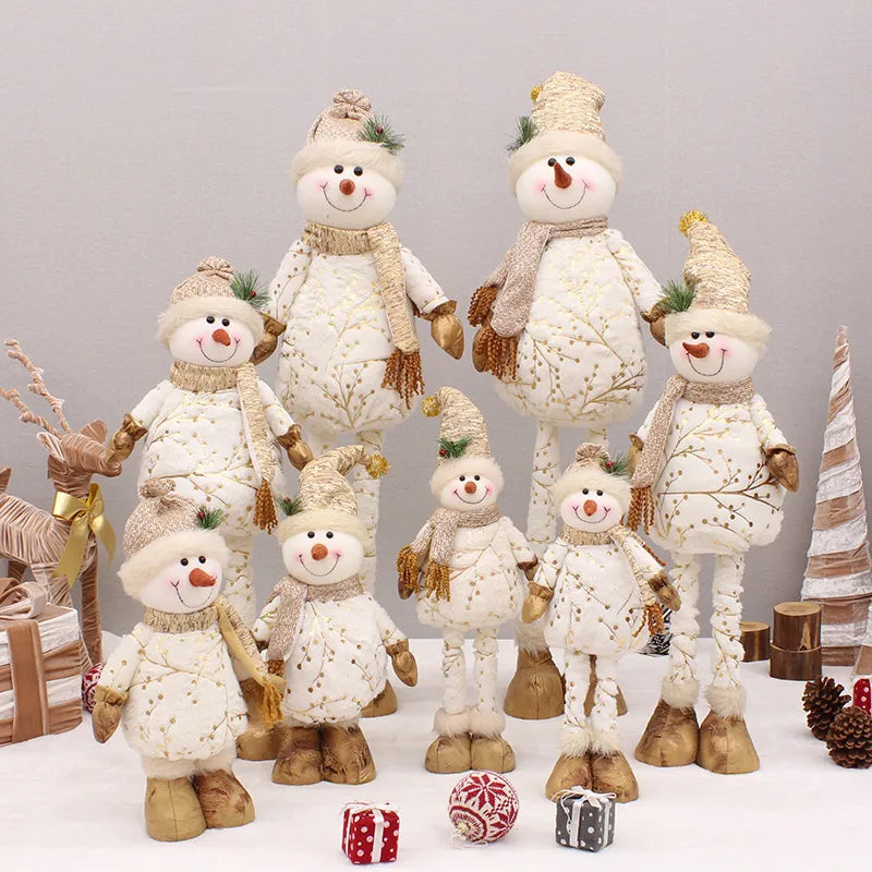 Christmas Cute Snowman PP Cloth Party Ornaments