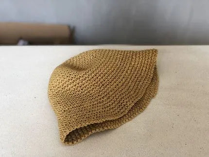 Women's Classic Style Solid Color Eaveless Bucket Hat