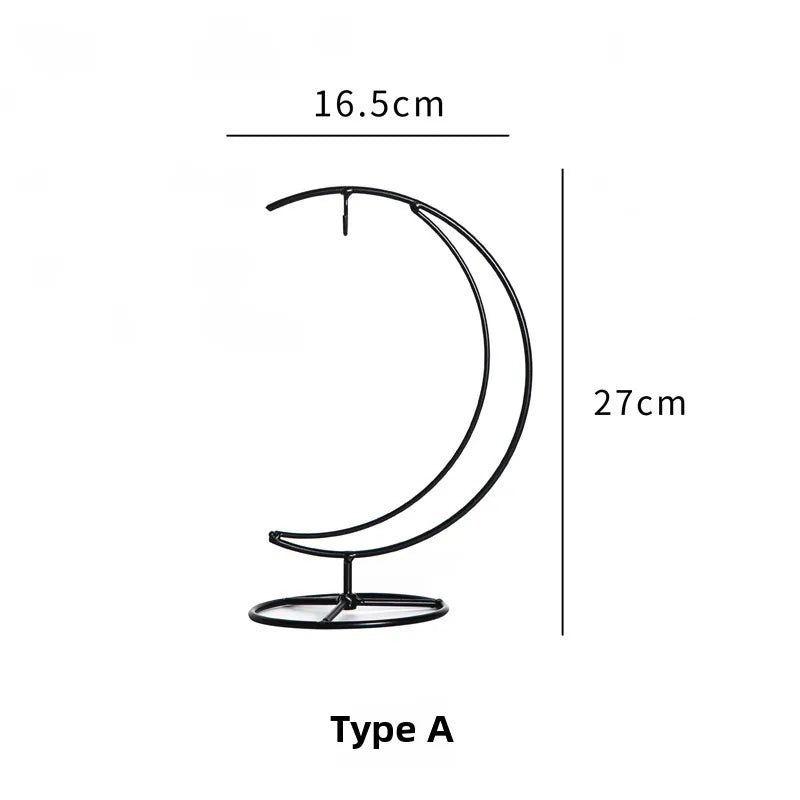 Simple micro landscape hanging hook  style iron stand detachable vase green plant stand desktop decoration creative base