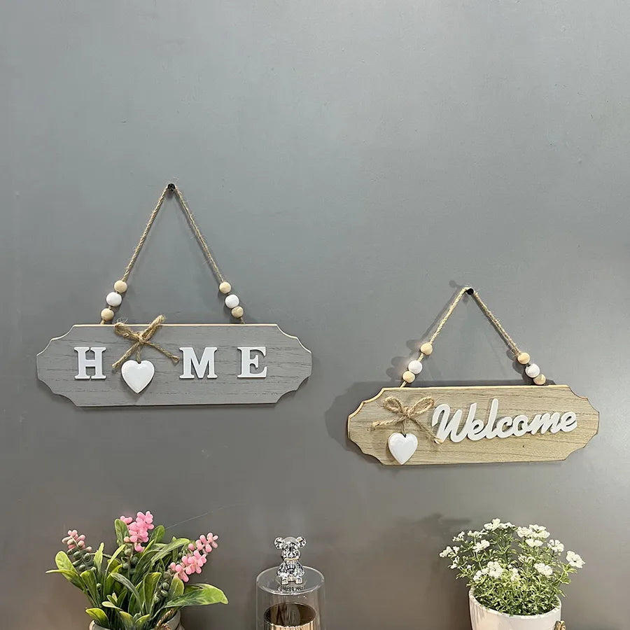 Simple Style Classic Style Letter Wood Listing Wall Art