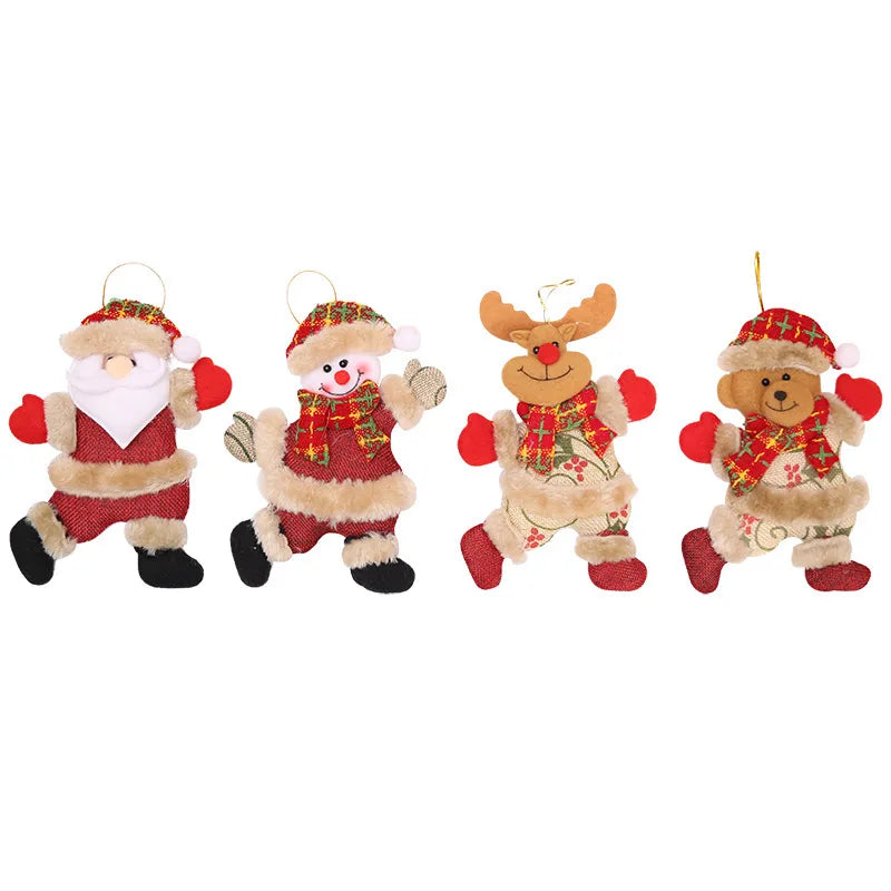 Christmas Santa Claus Snowman Party Hanging Ornaments