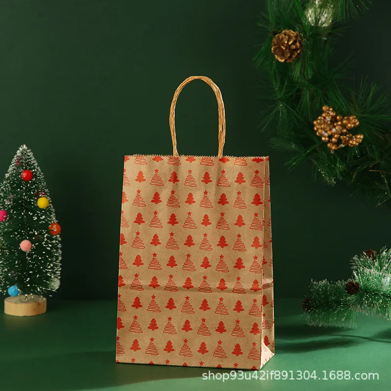 Christmas Simple Style Santa Claus Letter Kraft Paper Daily Gift Wrapping Supplies