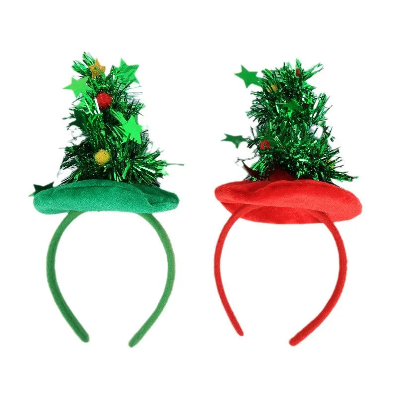 Christmas Party Decorations Five-star Headband American Style Festival Supplies Dance Party Accessories Christmas Hat
