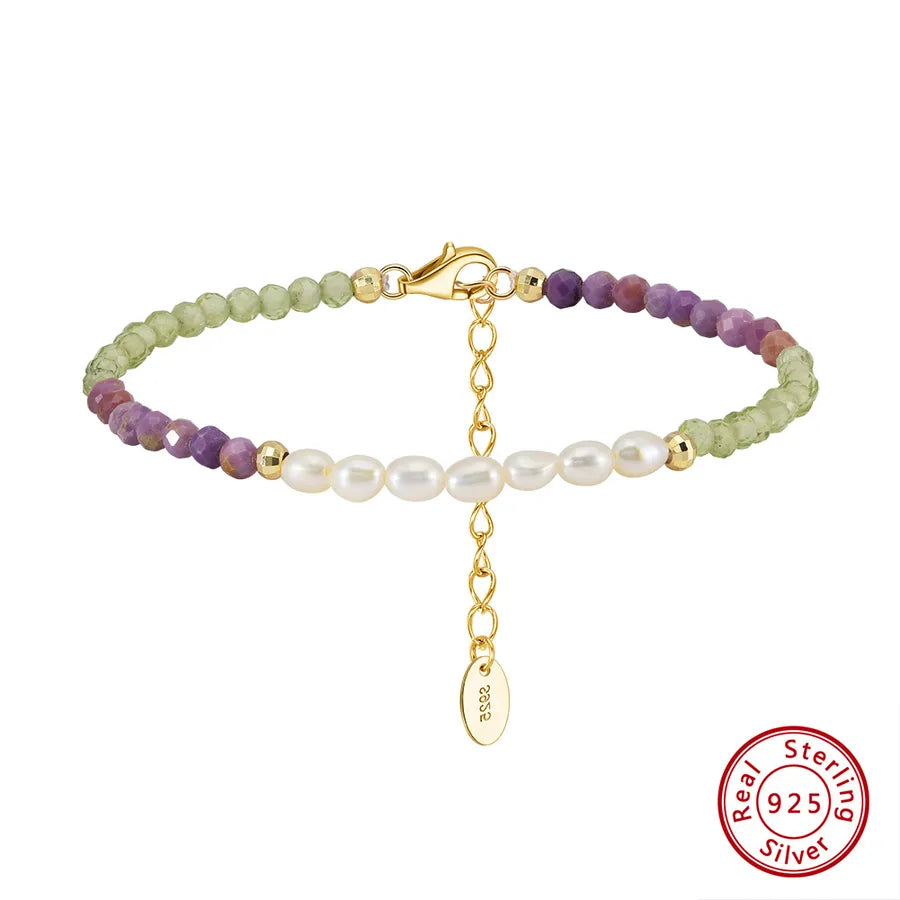 Freshwater Pearl Sterling Silver Bracelets Elegant