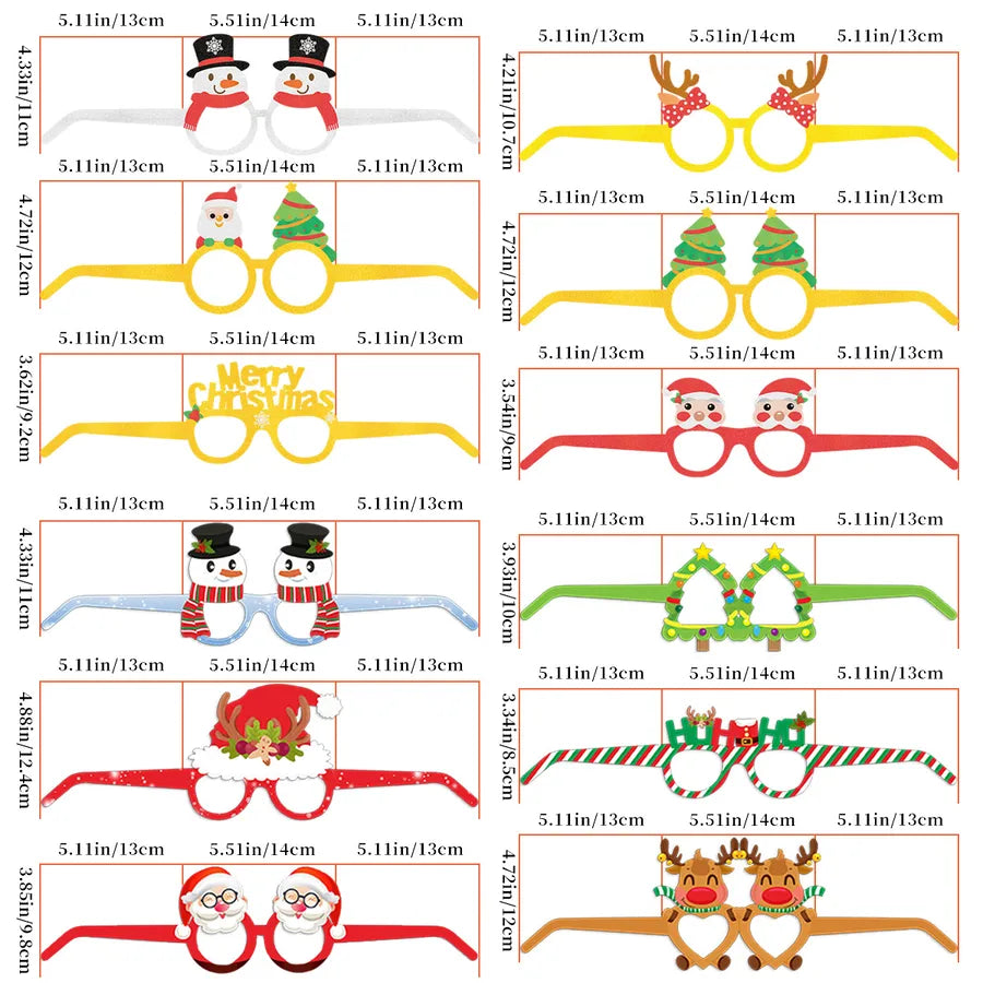 Christmas Casual Cute Christmas Tree Santa Claus Snowman Party