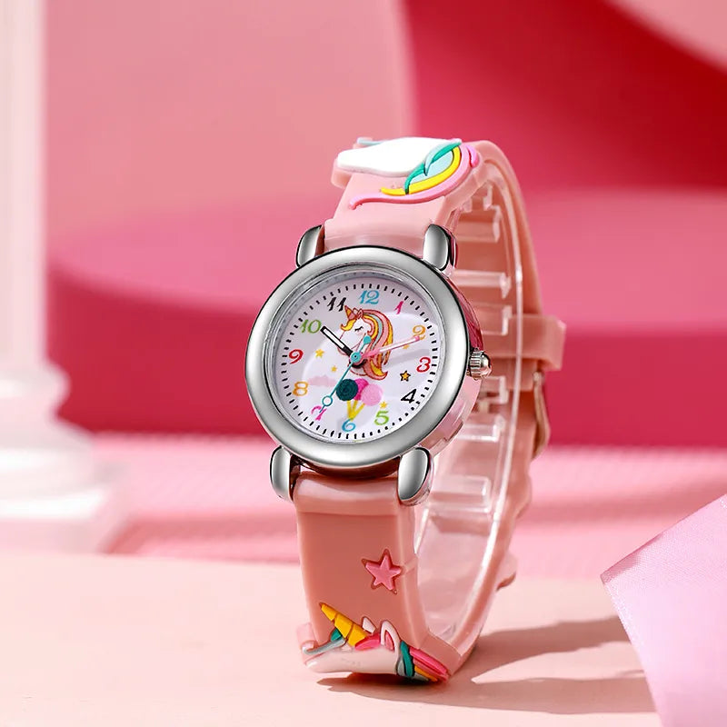 Factory spot low price direct selling children's watches boys and girls 3D cartoon quartz watch foreign trade watch