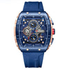 CURREN Karin 8442 Men's Waterproof Six-pin Quartz Calendar Tape Men's Multi-function Wristwatch Men's Watch