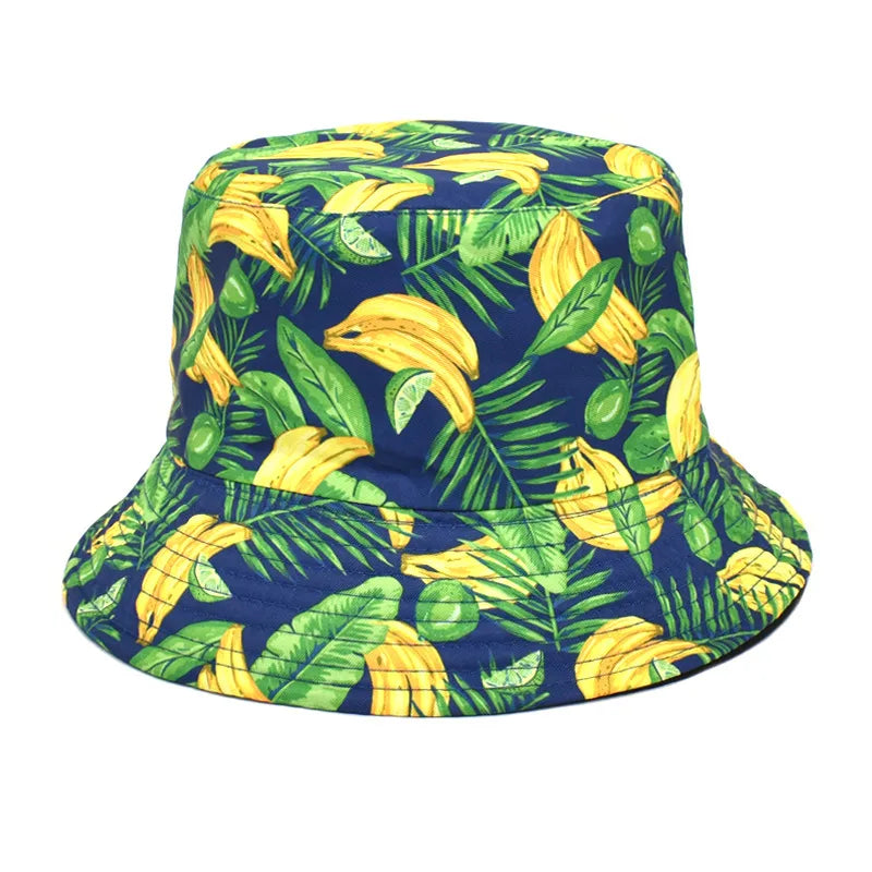 Women's Vacation Classic Style Banana Flat Eaves Bucket Hat