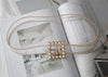 simple style heart shape alloy inlay artificial diamond women's leather belts 1 piece