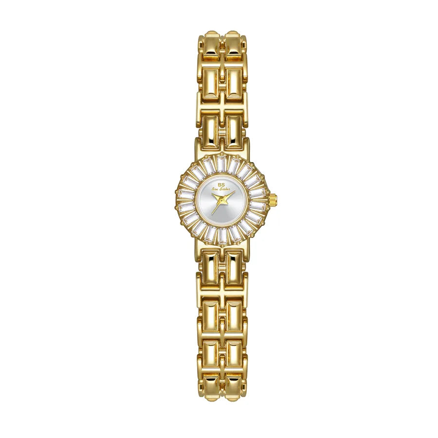 Casual Elegant Lady Solid Color Jewelry Buckle Quartz Watch Women's Watches