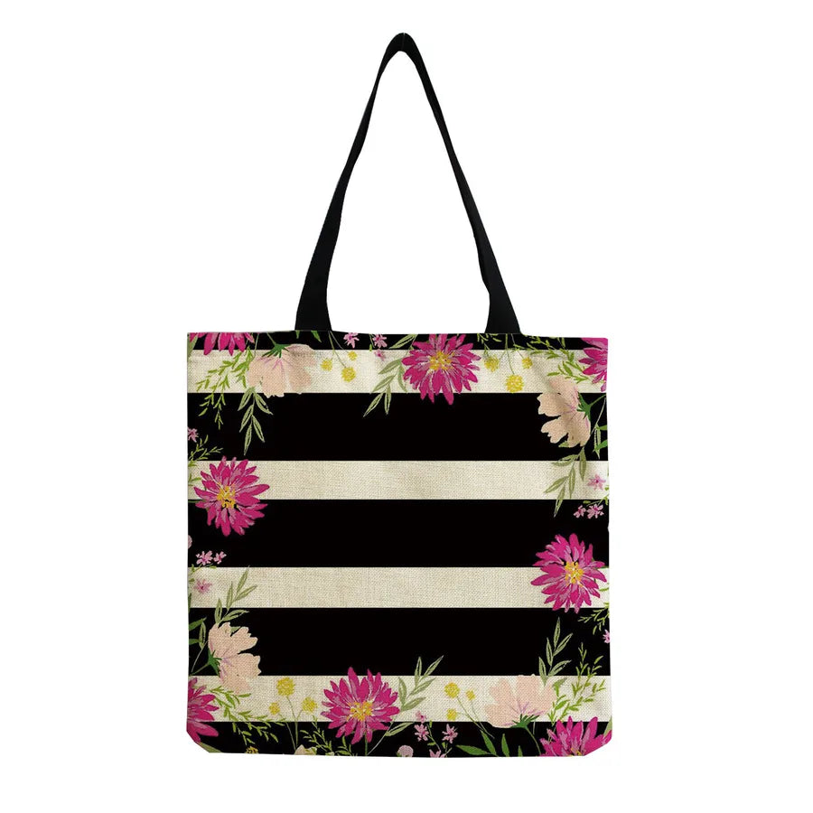 women's fashion flower shopping bags