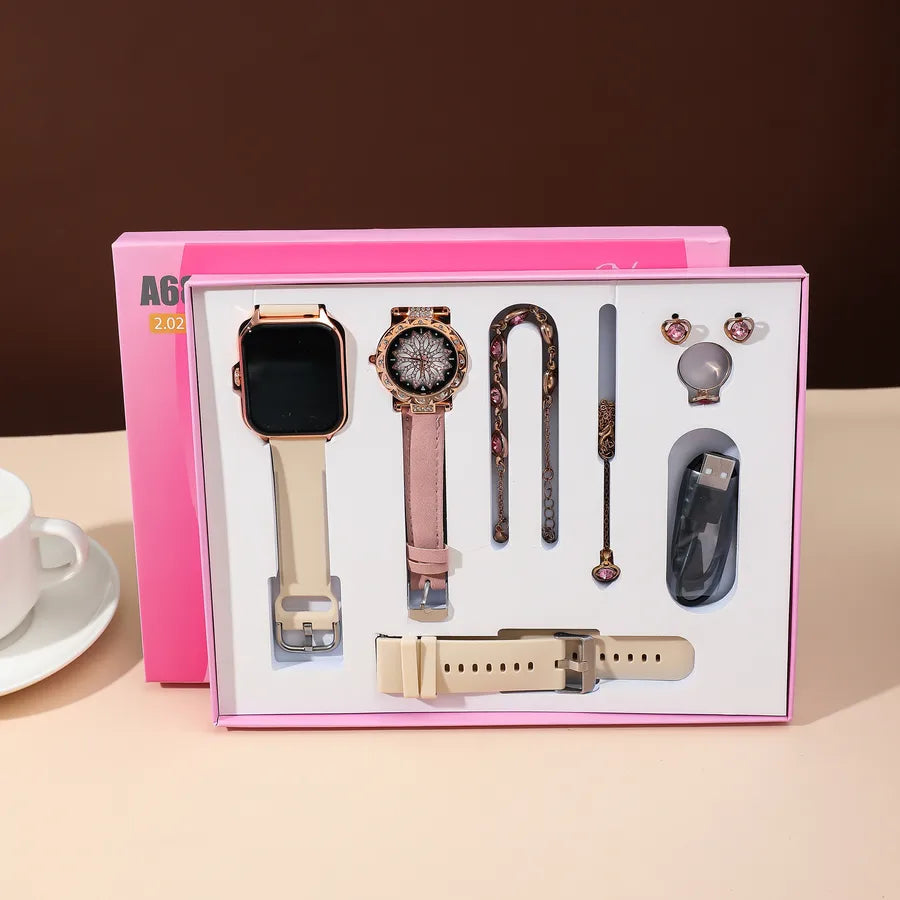Casual Solid Color Buckle Quartz Women's Watches